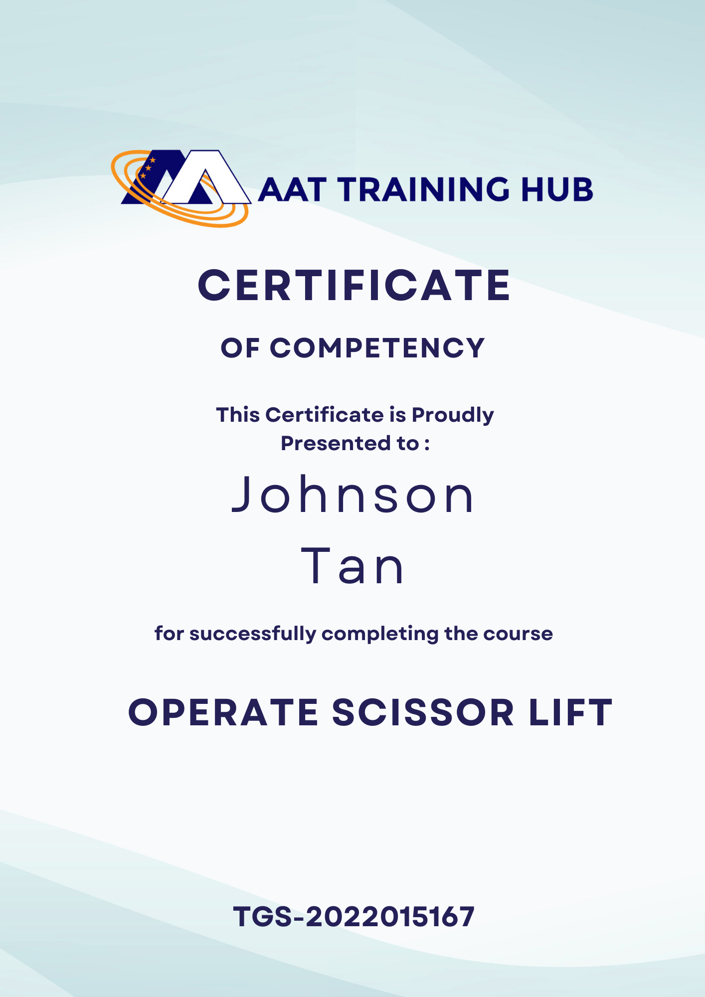 Operate Scissor Lift Course Singapore Learn 3 important modules